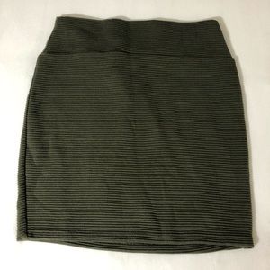 Simple olive green skirt